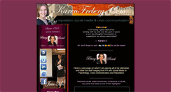 Desktop Screenshot of karenfreberg.com